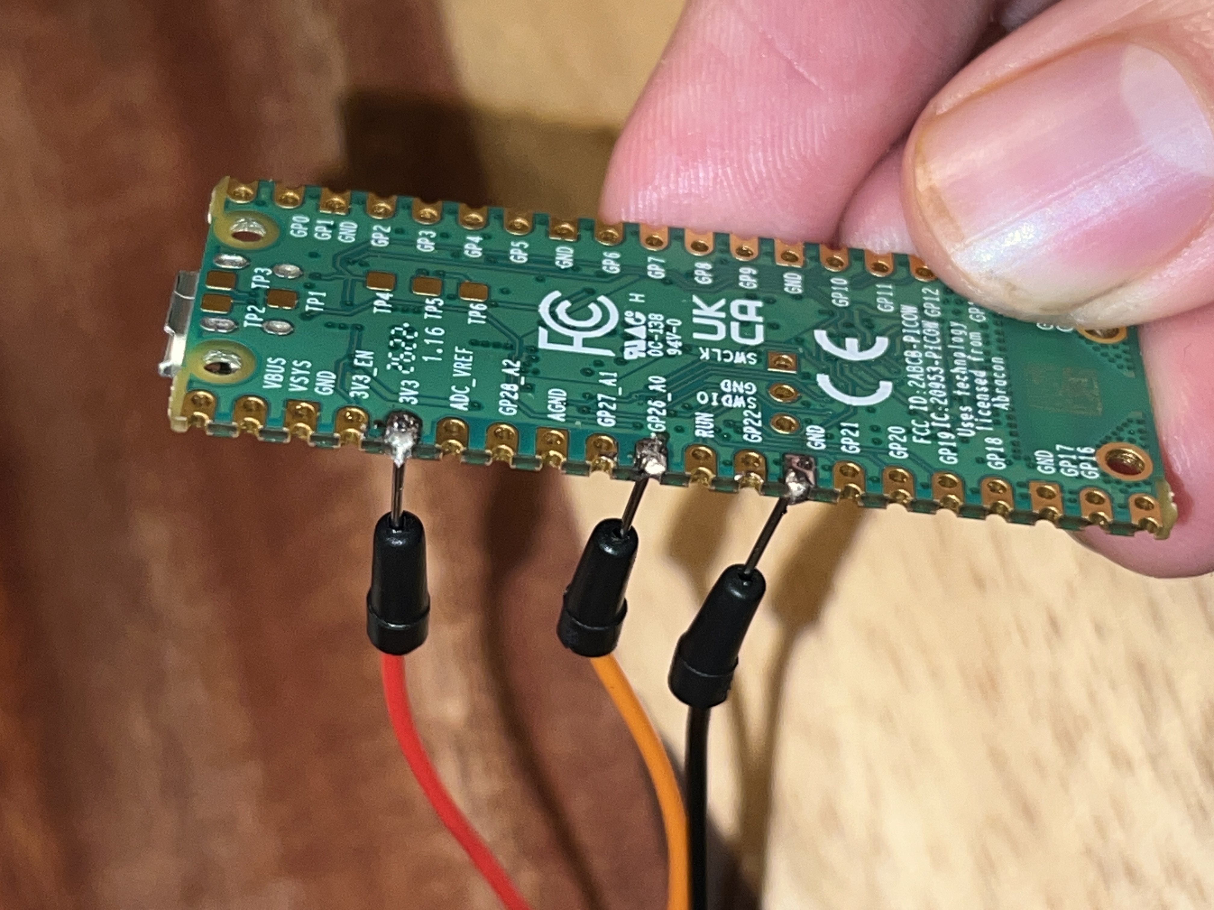 All connections on Pico complete.
