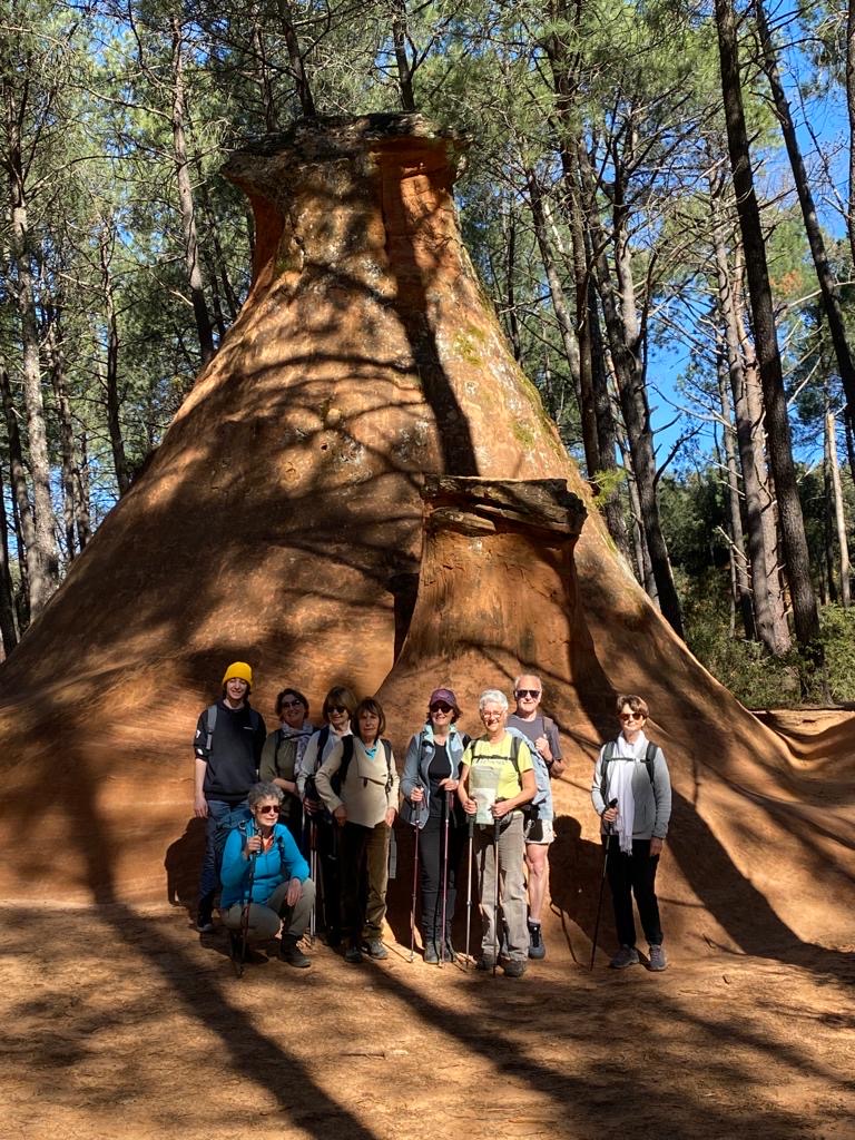 Portrait of the hiking group.